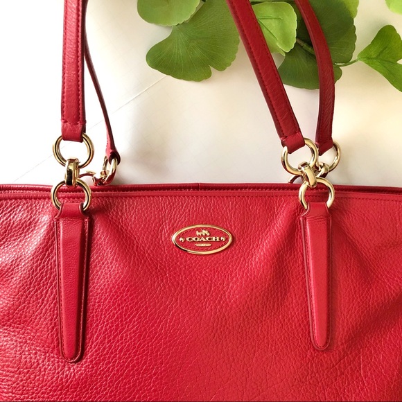 SOLD - Leather Purse/Shoulder bag/Tote | Coach - Picture 2 of 8